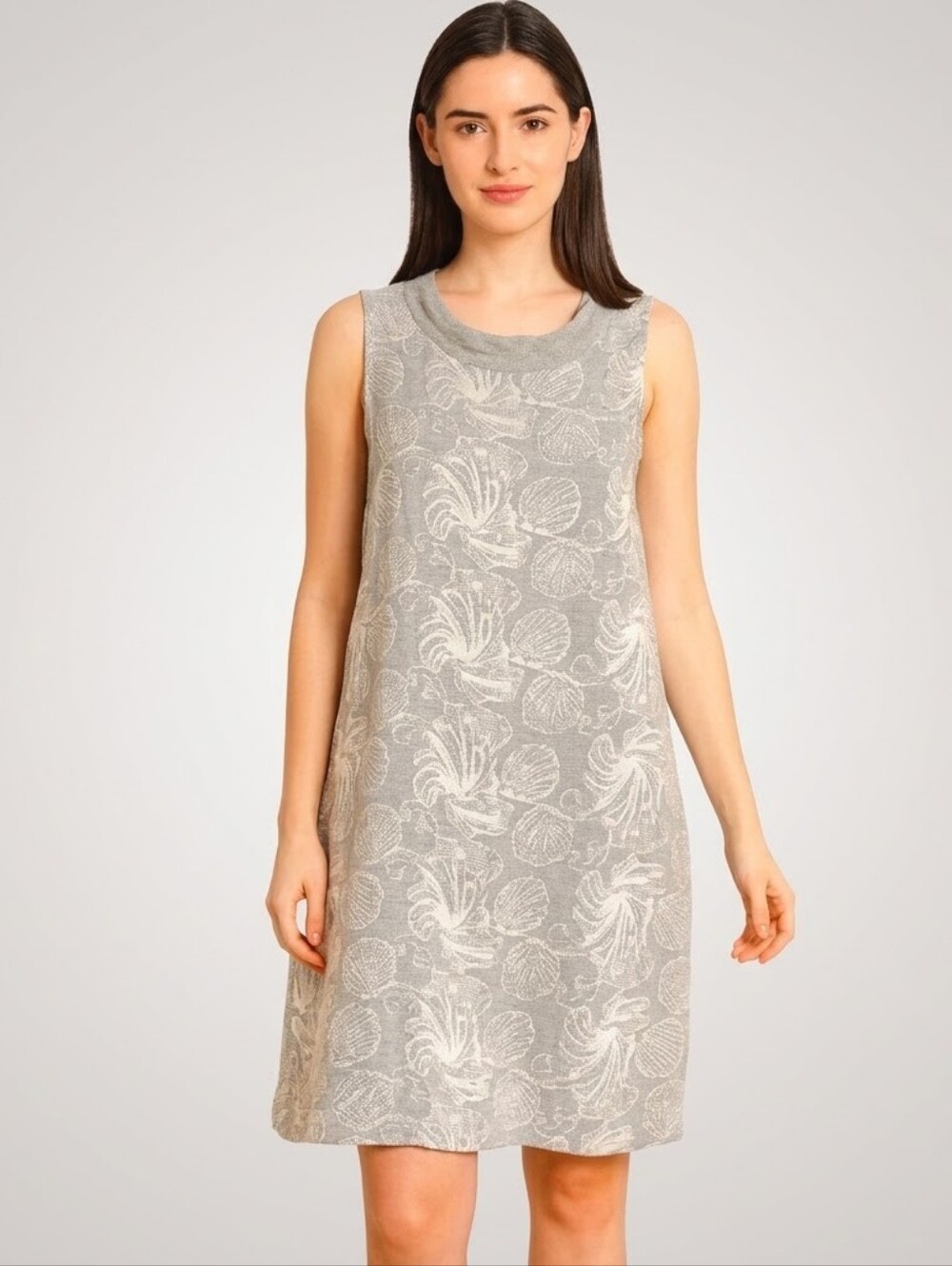 Lina Tomei Embroidered Dress PTP: 20-21.5, L: 36